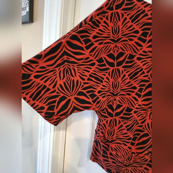 Ruby Rd. XL, Red & Black Zebra Chevron Print - Picture 7 of 8